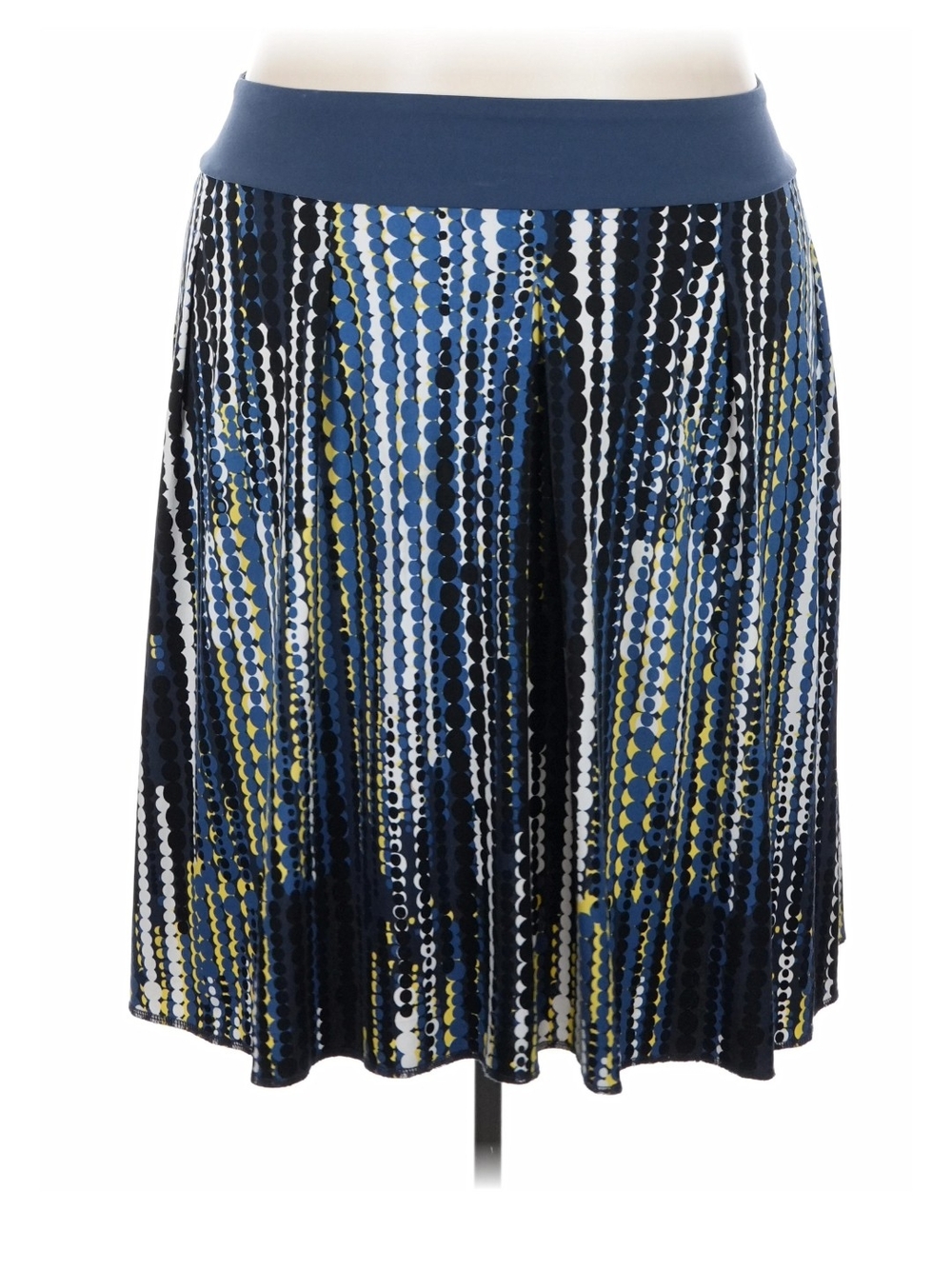 Alfani Patterned A-Line Stretch Pull-On Skirt